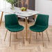 Aufurr Modern Velvet Dining Chair, Set of 2, Green - DTYStore