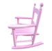 Children's rocking light pink chair- Indoor or Outdoor -Suitable for kids-Durable