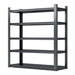 78"H 5 Tier Metal Shelves for Storage Garage Shelving 2000LBS Heavy Duty Storage Shelves Adjustable Garage Shelf Industrial Shelving Unit Storage Utility Rack,47.2"W*18"D*78"H,Black - DTYStore