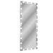 Hollywood LED Full Body Mirror with Lights Extra Large Full Length Vanity Mirror with 3 Color Mode Lights, Vertical Horizontal Hanging Aluminum Framed Mirror, 72 x 36 Inch, Silver - DTYStore