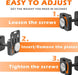 Square Dumbbell 9 in 1 Free Adjustable Dumbbells Set Two 80LBS square Dumbbells 9 in 1 Free Weights for Multi weight Options Quick-Lock Adjustable Dumbbell set - DTYStore