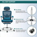 Mesh High Back Ergonomic Office Chair Lumbar Support Pillow Computer Desk Chair - DTYStore