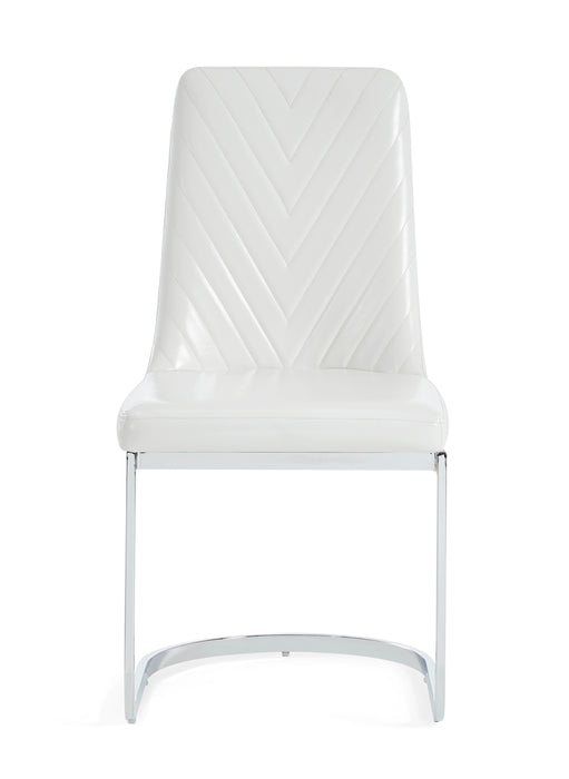 STELLE WHITE DINING CHAIR (KIT OF 2) - DTYStore