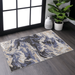 DTY Signature Collection 2X3 L.Blue /Abstract Non-Shedding Living Room Bedroom Dining Home Office Stylish and Stain Resistant Area Rug - DTYStore