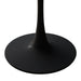 31.50"Modern Octagonal Coffee Table with Printed Black Marble Table Top,Metal Base, for Dining Room, Kitchen, Living Room - DTYStore
