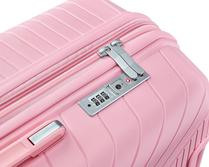 Luggage Sets 4 Piece(14/20/24/28), Expandable Lightweight Suitcase with 4 Double 360 Degrees Mute Spinner Wheels PP Materials Durable TSA Lock Travel Luggage - DTYStore