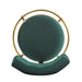 27.65'' Modern Counter Stools Set of 2,Dark green velvet Counter Stools with iron Frame,Soft back and cushion,Footrest,suitable for Kitchen/Bedroom/Dining Room - DTYStore
