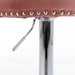 Swivel Velvet Barstools Adjusatble Seat Height from 25-33 Inch, Modern Upholstered Chrome base Bar Stools with Backs Comfortable Tufted for Home Pub and Kitchen Island, Pink,Set of 2,1712PK - DTYStore