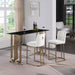 Woker Furniture Bar Stools Set of 2 Counter Height 26' Bar Stools with Back, Gold Brushed Barstools Modern Velvet Fabric Kitchen Stools for Counter Pub, Upholstered Dining Chairs - Creamy White - DTYStore