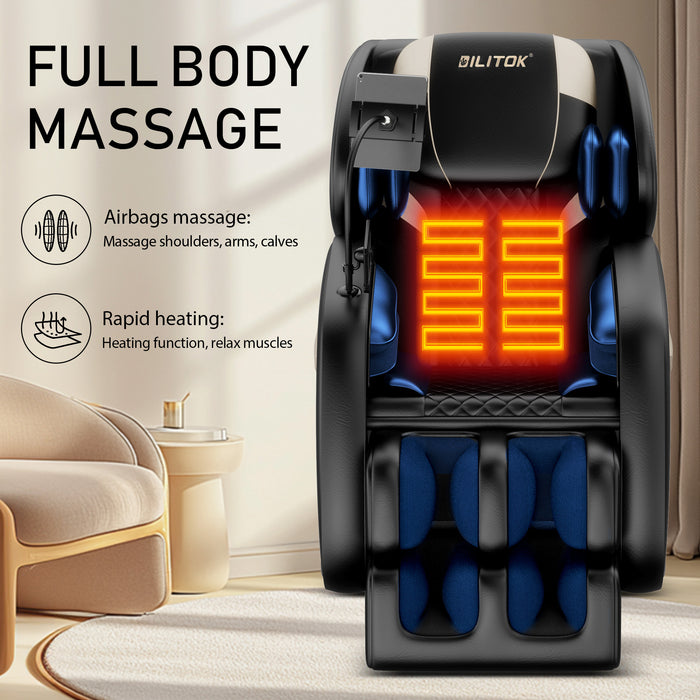 2024Massage Chair Recliner with Zero Gravity with Full Body Air Pressure