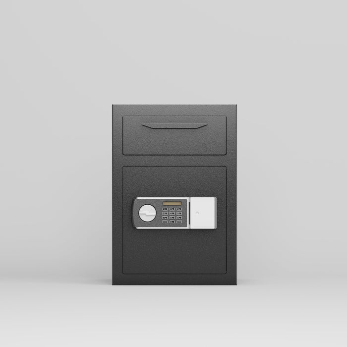 Digital Depository Safe Made of Carbon Steel Electronic Code Lock Depository Safe with Deposit Slot Depository Box for Home Hotel Restaurant and Office - DTYStore