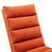 Linen Massage Chaise Lounge Indoor with Remote Control,Ergonomic Electric Massage Long Lounger with 5 Modes for Office, Living Room,Bedroom (Orange) - DTYStore