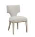Kasa Linen & Champagne Finish Side Chair (Set of 2) - DTYStore