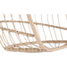 Outdoor Garden Rattan Egg Swing Chair Hanging Chair Wood+Light Gray - DTYStore