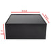 Multifunctional 4-Tier Black Book Shelf & Coffee Table for Living Room Bedroom Dining Room Study Entryway, Creative Furniture Floor Bookshelf, Minimalist Organizer Storage Shelves - DTYStore