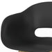 Kona - Outdoor Dining Chair in Plastic (Set of 2) - Black - DTYStore