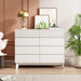8-Drawer Storage Cabinet with Decorative Finish,for Bedroom,Living Room,Dining Room,Hallways,Easy Assembly - DTYStore