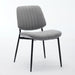Furniture, Dining Chairs Set of 2 Modern Retro Linen Chair with Bentwood Back Upholstered Seat Metal Legs Adjustable Foot for Kitchen Dining Room Chairs(Gray Linen) - DTYStore