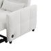 52.8" Loveseat Sofa Pull-out Sofa Bed Tufted Sleeper Sofa with an Adjustable Backrest, Three USB Ports and Two Lumbar Pillows for Living Room, Beige