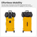 Luggage Set 4 pcs (20"/24"/29"/Travel Bag), PC+ABS Durable Lightweight Luggage with Collapsible Cup Holder, 360Â° Silent Spinner Wheels, TSA Lock, Yellow - DTYStore