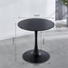 Mid-century Tulip Table for 2-4 People with Round MDF Table Top, Pedestal Dining Table, End Table - DTYStore