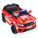 12V Kid Ride on Police Car with Parental Remote Control, Battery Powered Truck with Siren, Lights, Music, Spring Suspension - DTYStore