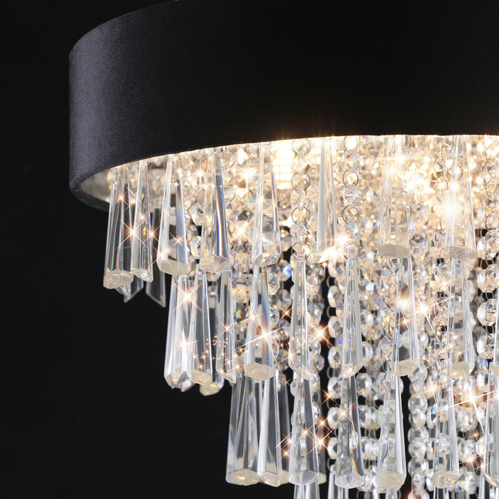 Modern Crystal Chandelier for Living-Room Round Cristal Lamp Luxury Home Decor Light Fixture - DTYStore