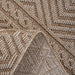 DTY Signature Collection 8X10 Mocha /Geometric Indoor/Outdoor Area Rug - DTYStore