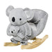 Kids Ride-On Rocking Horse, Koala-shaped Rocker with Realistic Sounds for Children 18-36 Months, Gray - DTYStore