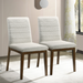 Ines White Boucle Dining Chair (Set Of 2) - DTYStore