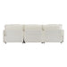 112.6" Modern Sofa Modular Sofa Couch Upholstered Corduroy L-Shape Sectional Sofa with Side Storage Pockets for Living Room, Beige