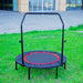 40 Inch Mini Exercise Trampoline for Adults or Kids Indoor Fitness Rebounder Trampoline with Safety Pad Max. Load 300LBS - DTYStore