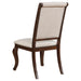 Cream and Antique Java Tufted Back Dining Chair (Set of 2) - DTYStore