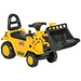 Ride On Excavator with Under Seat Storage, Pull Cart Kids Bulldozer for Boys & Girls, Sit and Scoot Construction Toy with Horn, Front Loader Shovel, for Sand and Snow, Ages 3 Years Old - DTYStore