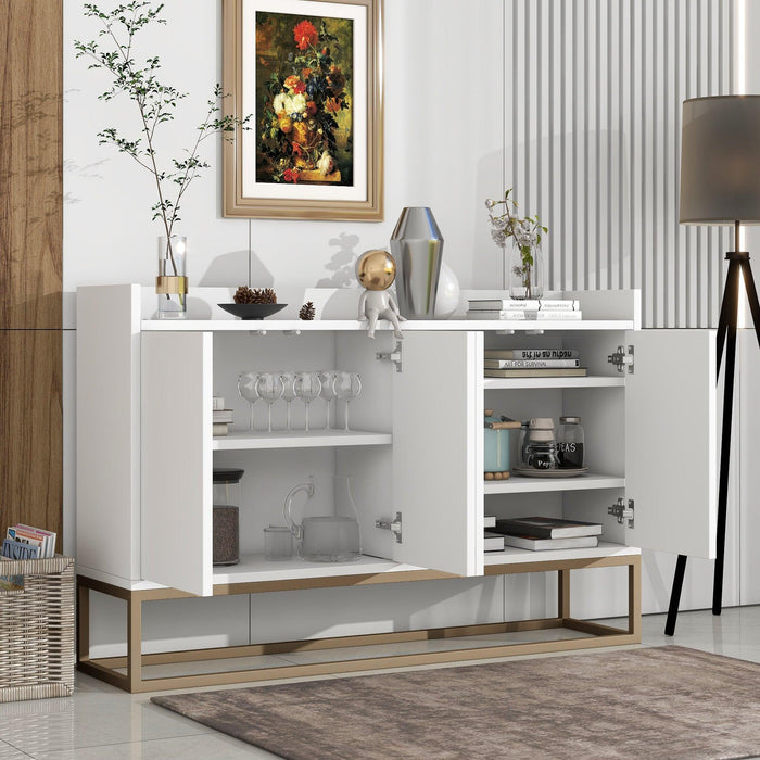Modern Sideboard Elegant Buffet Cabinet with Large Storage Space for Dining Room, Entryway - DTYStore