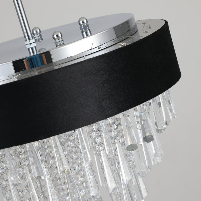 Modern Crystal Chandelier for Living-Room Round Cristal Lamp Luxury Home Decor Light Fixture - DTYStore