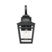 Large Outdoor Wall Lights for House, 16.5inch Exterior Lighting Fixtures Wall Mount Outdoor Porch Lights Waterproof Black Outdoor Sconce Lights with Clear Glass for Patio Hallway Garage (1 pack) - DTYStore