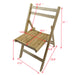 Furniture Slatted Wood Folding Special Event Chair - Wood, Set of 4, FOLDING CHAIR, FOLDABLE STYLE - DTYStore