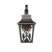 Black Outdoor Wall Lantern 2-Light, Large Outside Modern Wall Sconce Light Fixture, Industrial Porch Light Wall Mount with Glass, Waterproof Farmhouse Exterior Lamp Lighting (2 Pack)