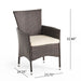 Clementine Outdoor Multibrown PE Wicker Dining Chairs (Set of 2) - DTYStore