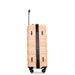 Expandable 3 Piece Luggage Sets PC Lightweight & Durable Suitcase with Two Hooks, Spinner Wheels, TSA Lock, (21/25/29) Peach - DTYStore