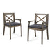 PERLA DINING CHAIR,2PCS with 2 Cushions - DTYStore