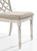 Havanna Set of 2 Off White 19' Wide Contemporary Fabric Chair with Cushion - DTYStore