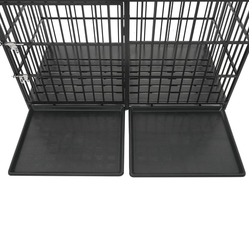 61' Extra Large Heavy Duty Dog Crate Dog cage Strong Metal Dog Kennels and Pens Crates for Large Dogs - Image 17