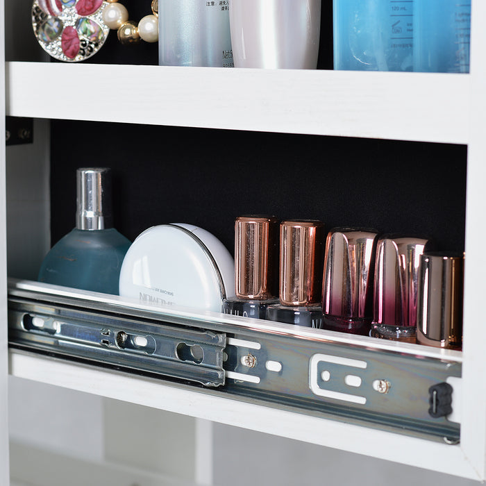 Full Length Mirror 360Â° Swivel Jewelry Cabinet