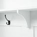 Modern Style Hall Tree with Storage Cabinet and 2 Large Drawers, Widen Mudroom Bench with 5 Coat Hooks, White - DTYStore