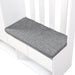 Contemporary 39.3''Wx70.8''H Hall Tree Storage with Cushioned Storage Bench, Multifunctional Hallway Shoe Cabinet with Pegboard, Modern Coat Rack with 4 Hooks for Entryway, Mudroom, White - DTYStore