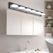 Modern 6-Light Black LED Vanity Mirror Light Fixture For Bathrooms And Makeup Tables - DTYStore