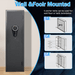 "High-Security Steel Rifle Cabinet - 3-4 Gun Capacity, Electronic Lock, Solid Bolts, Dual Alarms, LED Lighting, Silent Operation" - DTYStore