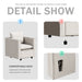 Decorative chairs, comfortable single sofa chairs in beige, soft and breathable seat cushions, soft cushioned armchairs, modern and comfortable sofa chairs in bedrooms/corners/reading rooms